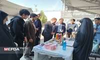 برپایی بازارچه خیریه "چشمه مهربانی" در محوطه پردیس دانشگاه علوم پزشکی البرز